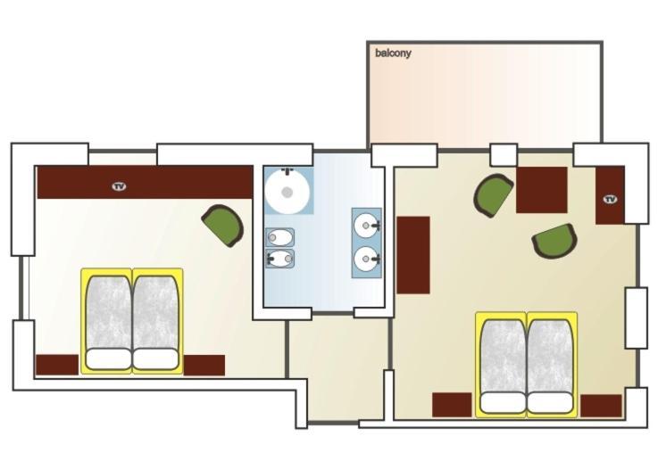 Hotel Gampen Solda Szoba fotó